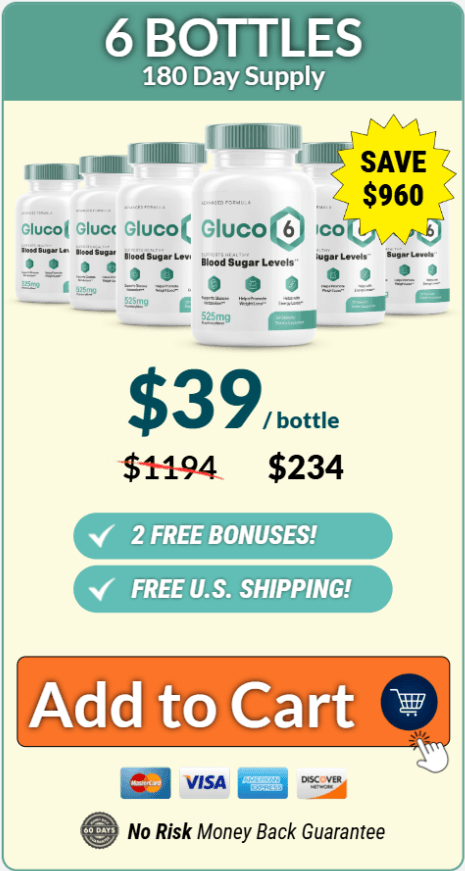 GlucoZone buy now 6 bottles